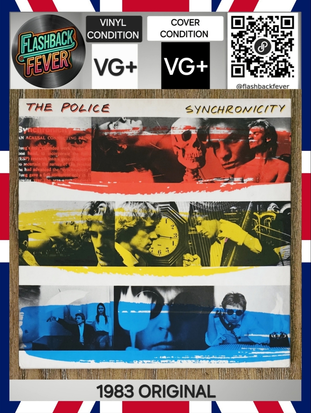 THE POLICE•Synchronicity•1983 US (#SP-3735) BRY, Brown Translucent, EDP Pressing
